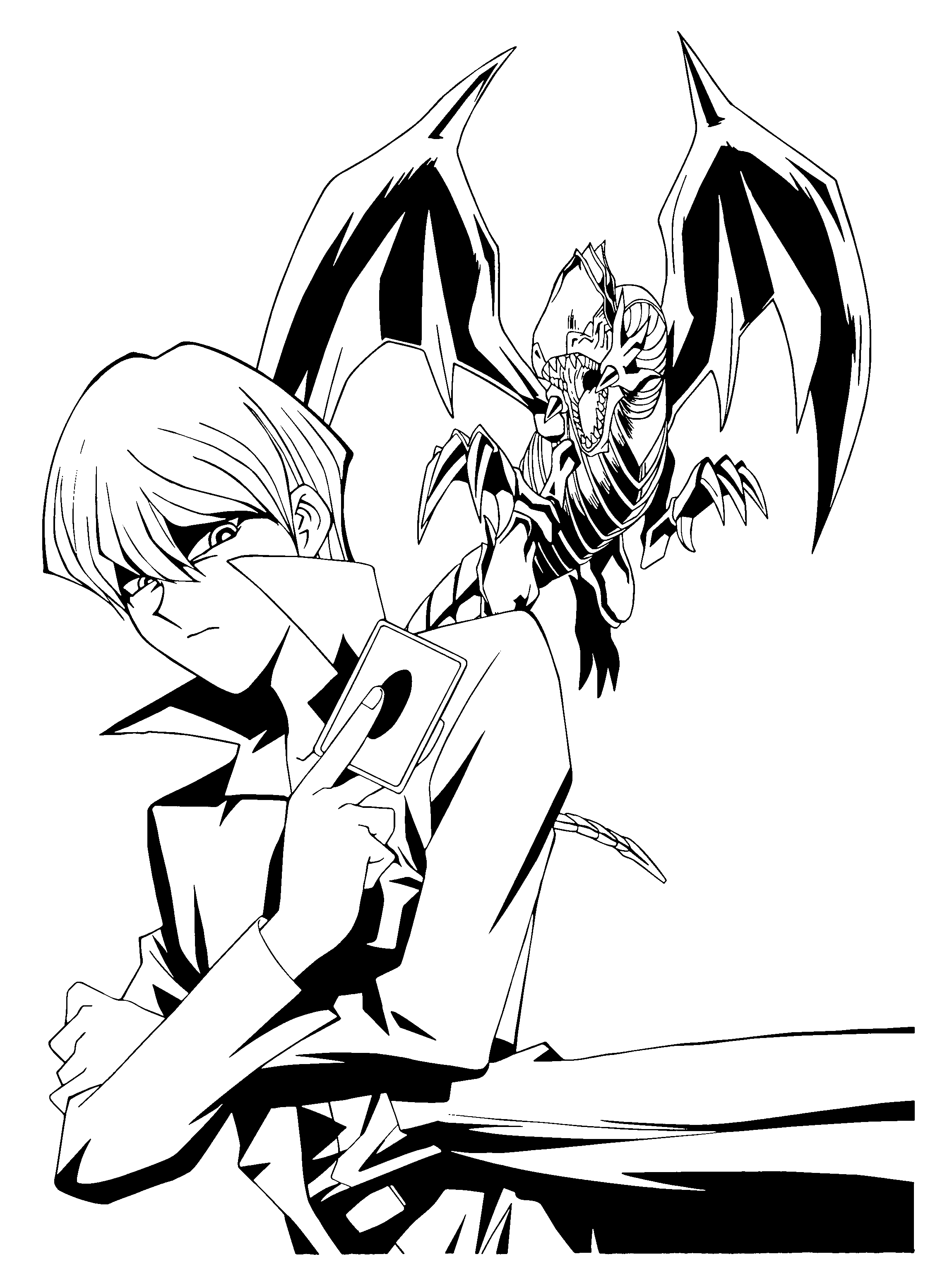 Dibujo para colorear: Yu-Gi-Oh! (Dibujos animados) #53011 - Dibujos para Colorear e Imprimir Gratis