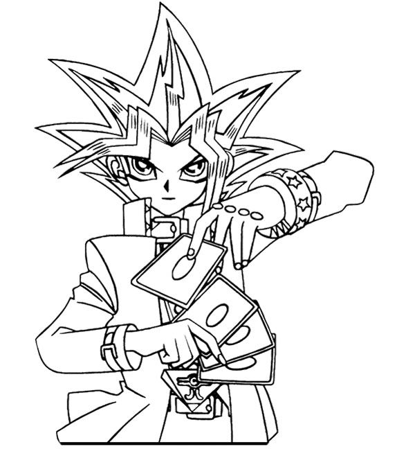 Dibujo para colorear: Yu-Gi-Oh! (Dibujos animados) #53114 - Dibujos para Colorear e Imprimir Gratis