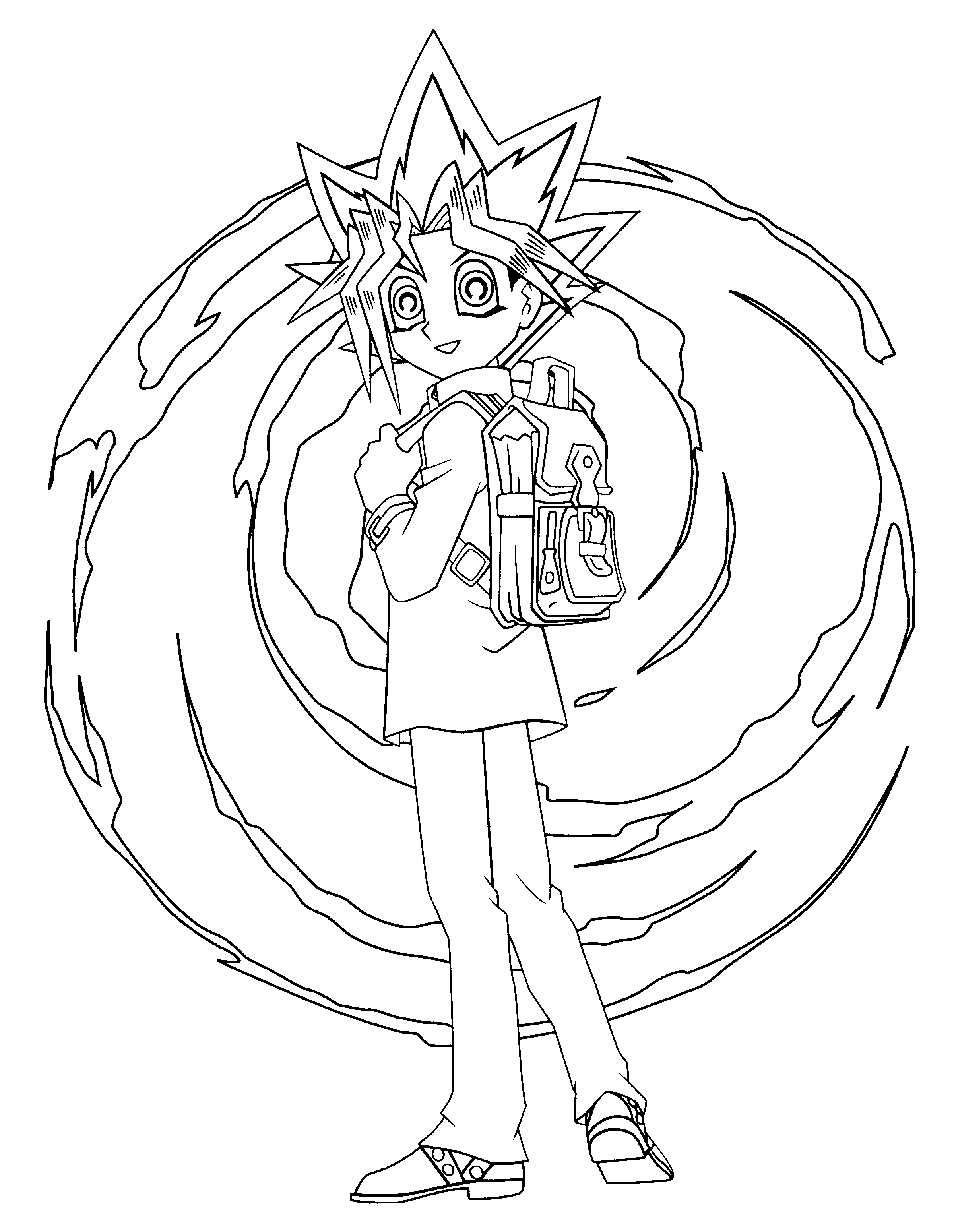 Dibujo para colorear: Yu-Gi-Oh! (Dibujos animados) #53123 - Dibujos para Colorear e Imprimir Gratis