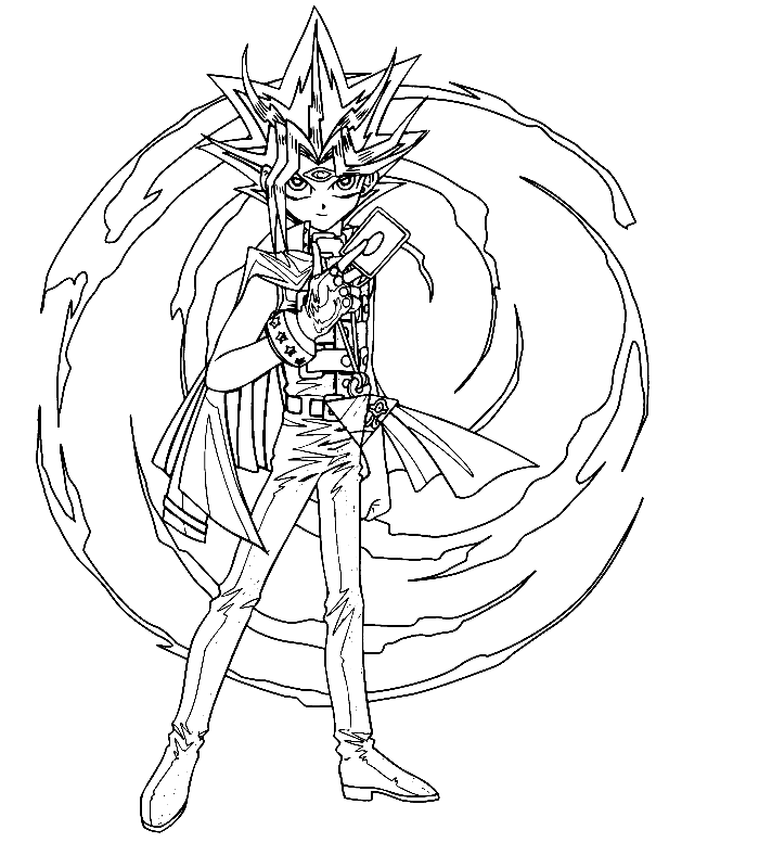 Dibujo para colorear: Yu-Gi-Oh! (Dibujos animados) #53142 - Dibujos para Colorear e Imprimir Gratis