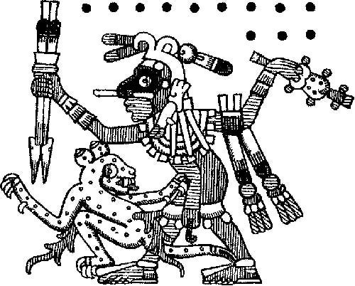 Dibujo para colorear: Mitología azteca (Dioses y diosas) #111530 - Dibujos para Colorear e Imprimir Gratis