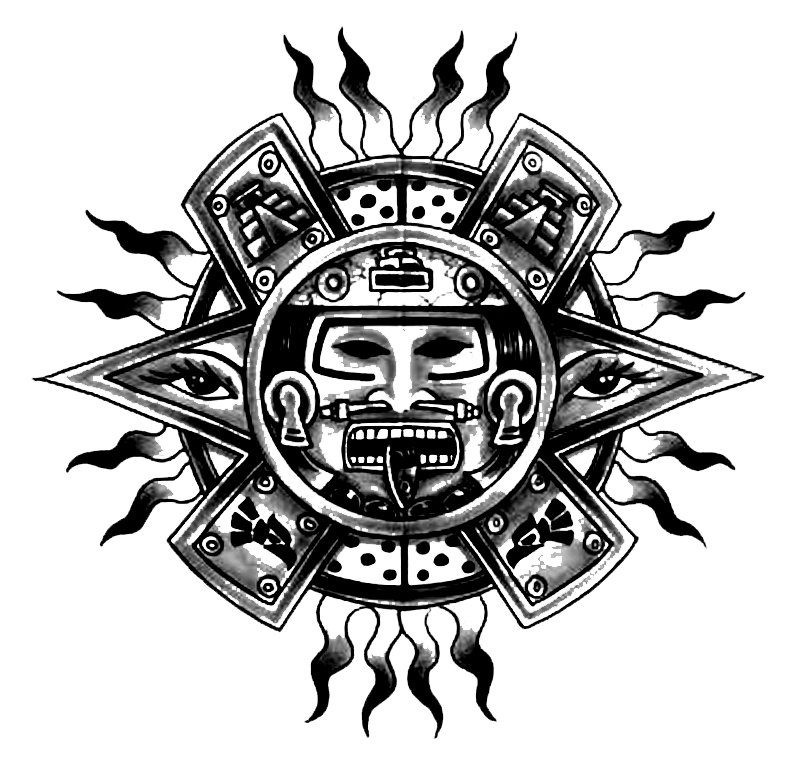 Dibujo Para Colorear Aztecas Aztec Symbols Mayan Symbols Free The ...