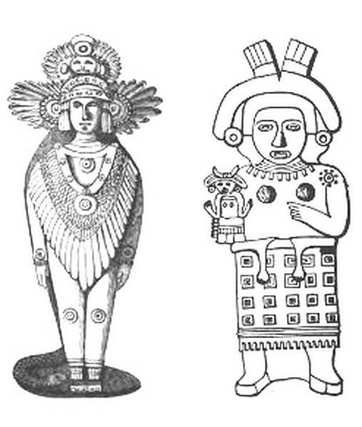 Dibujo para colorear: Mitología azteca (Dioses y diosas) #111655 - Dibujos para Colorear e Imprimir Gratis