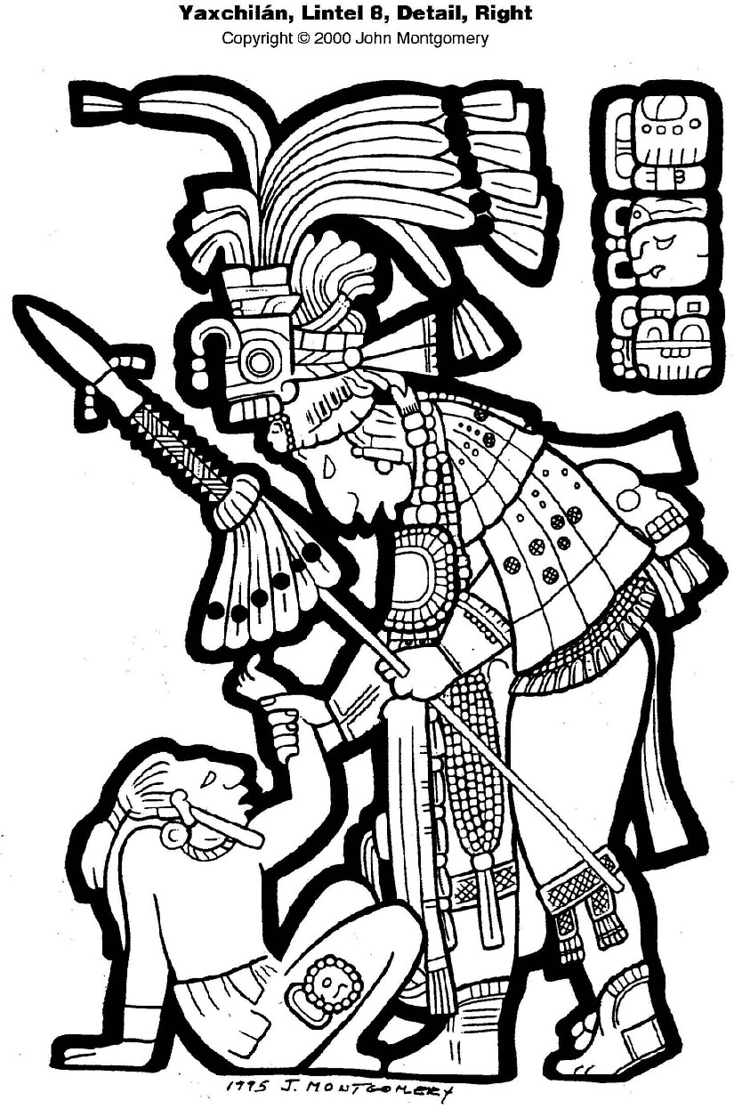 Dibujo para colorear: Mitología azteca (Dioses y diosas) #111662 - Dibujos para Colorear e Imprimir Gratis