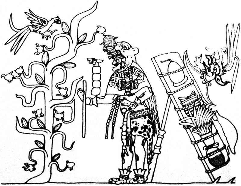 Dibujo para colorear: Mitología azteca (Dioses y diosas) #111672 - Dibujos para Colorear e Imprimir Gratis