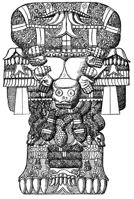 Dibujo para colorear: Mitología azteca (Dioses y diosas) #111779 - Dibujos para Colorear e Imprimir Gratis