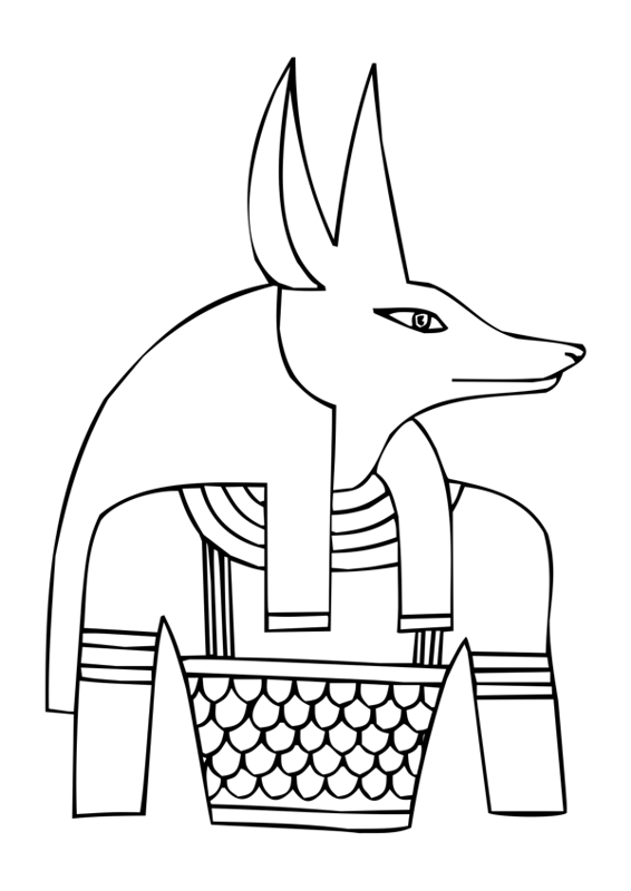 Dibujos de Mitología egipcia (Dioses y diosas) para colorear – Páginas  imprimibles gratis