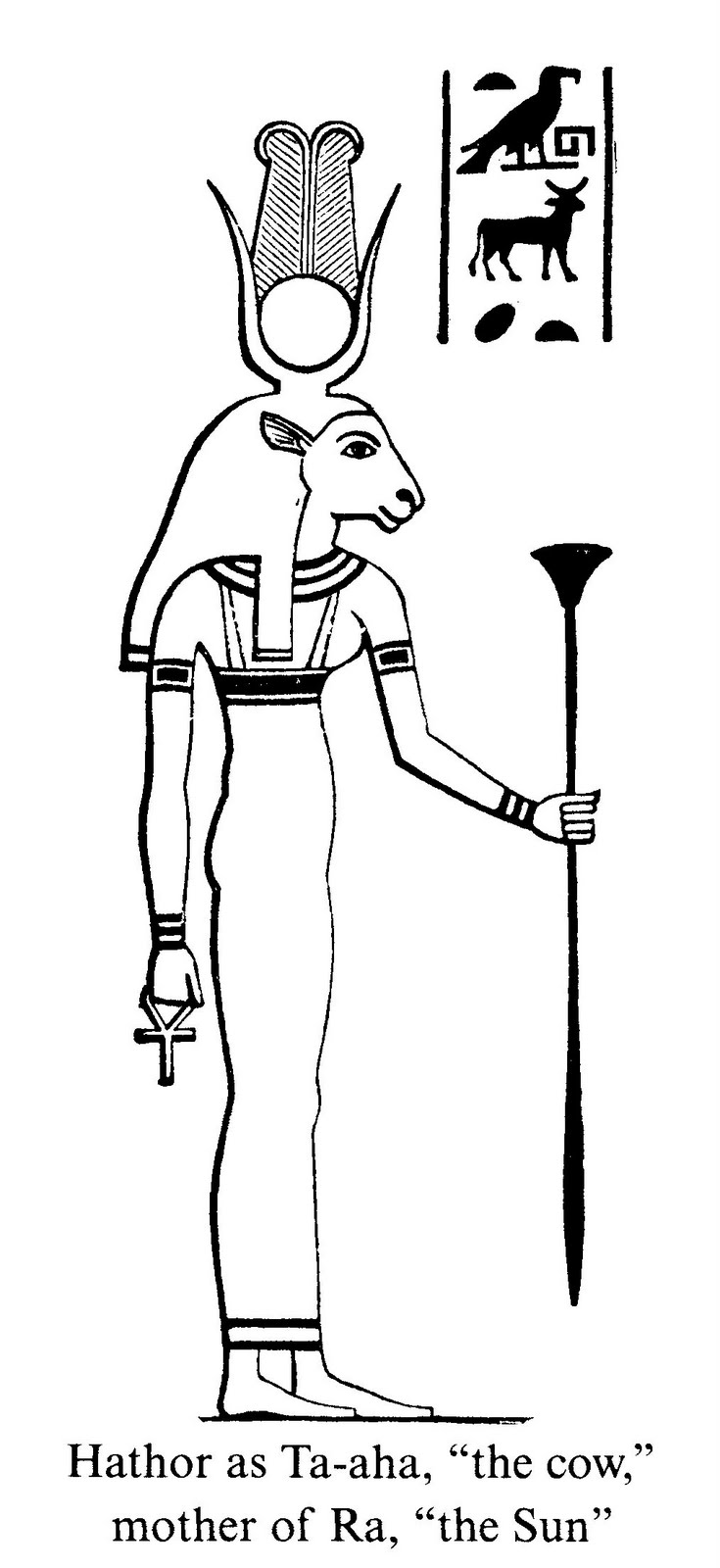 Dibujo para colorear: Mitología egipcia (Dioses y diosas) #111150 - Dibujos para Colorear e Imprimir Gratis