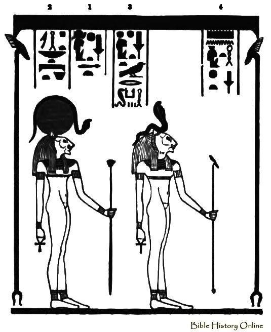 Dibujo para colorear: Mitología egipcia (Dioses y diosas) #111161 - Dibujos para Colorear e Imprimir Gratis