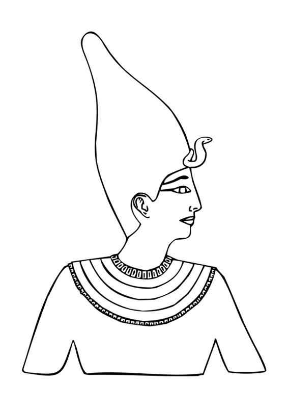 Dibujo para colorear: Mitología egipcia (Dioses y diosas) #111199 - Dibujos para Colorear e Imprimir Gratis