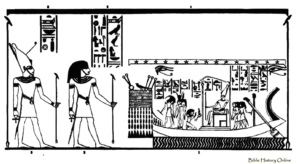 Dibujo para colorear: Mitología egipcia (Dioses y diosas) #111210 - Dibujos para Colorear e Imprimir Gratis