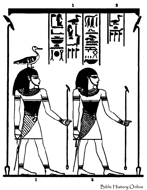 Dibujo para colorear: Mitología egipcia (Dioses y diosas) #111235 - Dibujos para Colorear e Imprimir Gratis