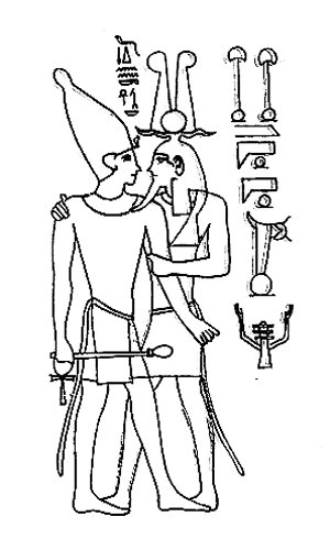 Dibujo para colorear: Mitología egipcia (Dioses y diosas) #111239 - Dibujos para Colorear e Imprimir Gratis