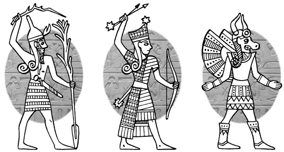 Dibujo para colorear: Mitología egipcia (Dioses y diosas) #111285 - Dibujos para Colorear e Imprimir Gratis