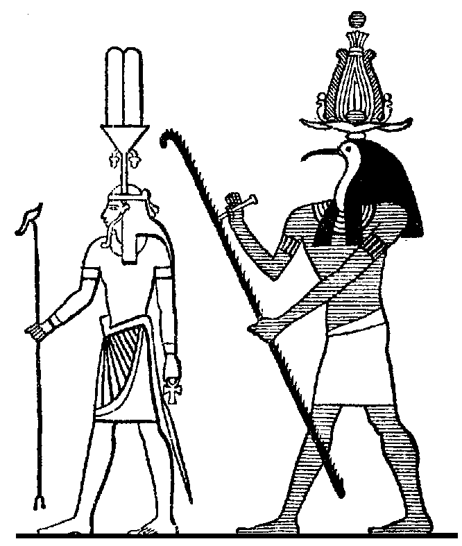 Dibujo para colorear: Mitología egipcia (Dioses y diosas) #111294 - Dibujos para Colorear e Imprimir Gratis