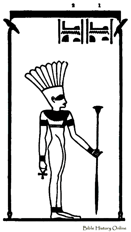 Dibujo para colorear: Mitología egipcia (Dioses y diosas) #111366 - Dibujos para Colorear e Imprimir Gratis