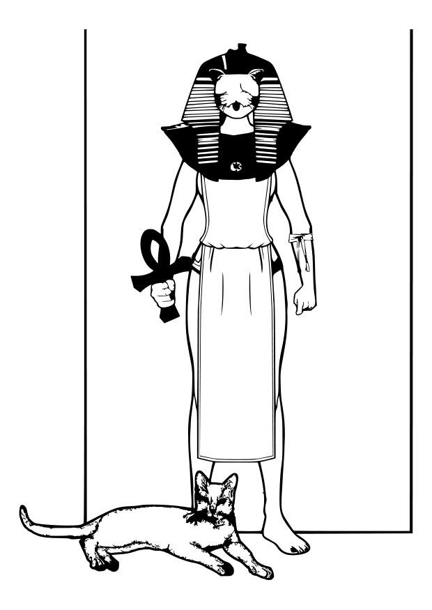 Dibujo para colorear: Mitología egipcia (Dioses y diosas) #111472 - Dibujos para Colorear e Imprimir Gratis