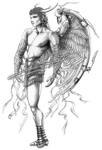 Dibujo para colorear: Mitología griega (Dioses y diosas) #109646 - Dibujos para Colorear e Imprimir Gratis