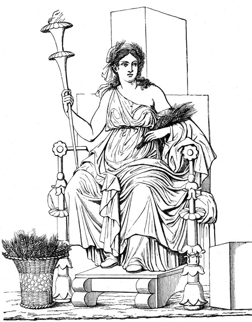 Dibujo para colorear: Mitología griega (Dioses y diosas) #109665 - Dibujos para Colorear e Imprimir Gratis