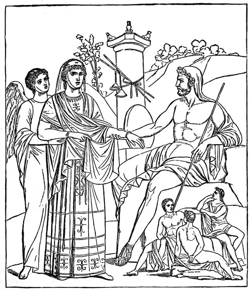 Dibujo para colorear: Mitología griega (Dioses y diosas) #109690 - Dibujos para Colorear e Imprimir Gratis
