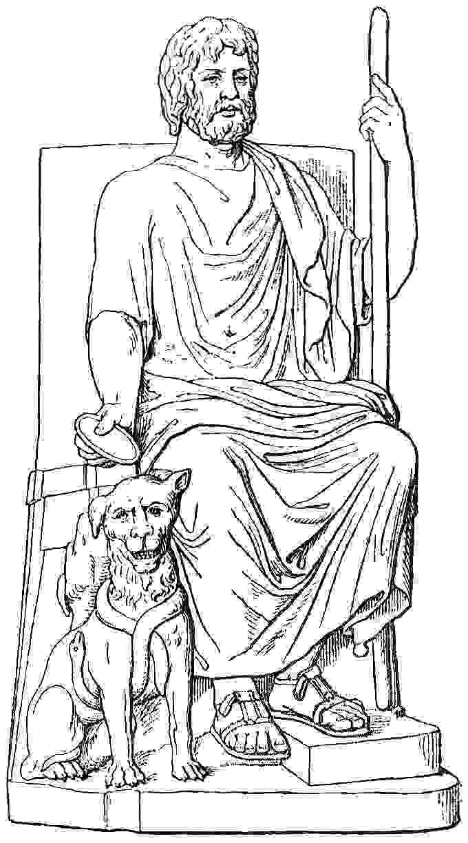 Dibujo para colorear: Mitología griega (Dioses y diosas) #109763 - Dibujos para Colorear e Imprimir Gratis