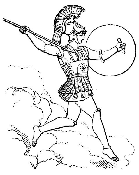Dibujo para colorear: Mitología griega (Dioses y diosas) #109836 - Dibujos para Colorear e Imprimir Gratis