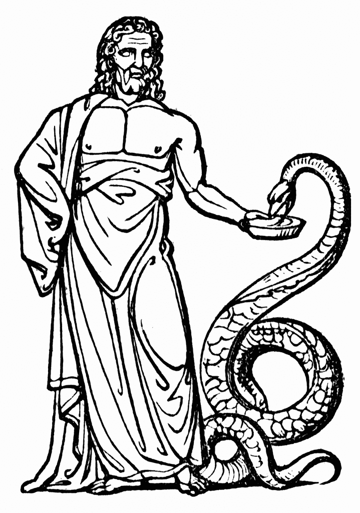Dibujo para colorear: Mitología griega (Dioses y diosas) #109844 - Dibujos para Colorear e Imprimir Gratis