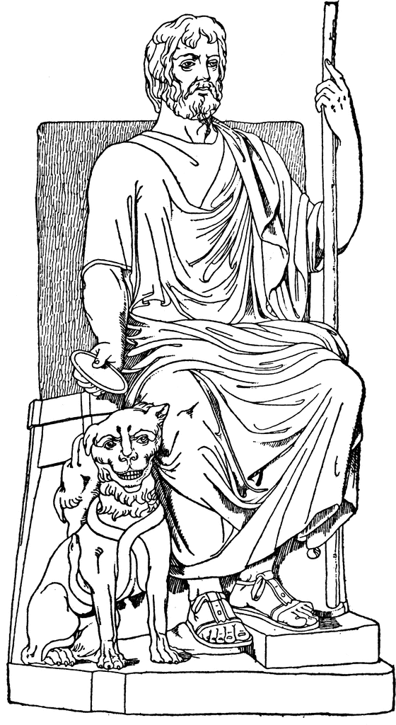 Dibujo para colorear: Mitología griega (Dioses y diosas) #109893 - Dibujos para Colorear e Imprimir Gratis