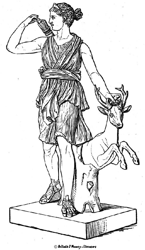 Dibujo para colorear: Mitología griega (Dioses y diosas) #109930 - Dibujos para Colorear e Imprimir Gratis