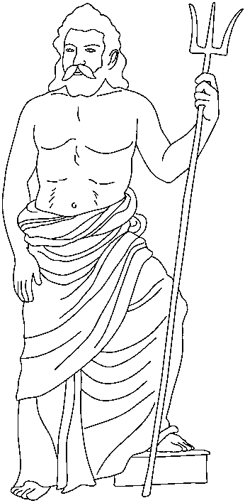 Dibujo para colorear: Mitología griega (Dioses y diosas) #109934 - Dibujos para Colorear e Imprimir Gratis