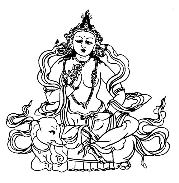 Dibujo para colorear: Mitología hindú (Dioses y diosas) #109255 - Dibujos para Colorear e Imprimir Gratis