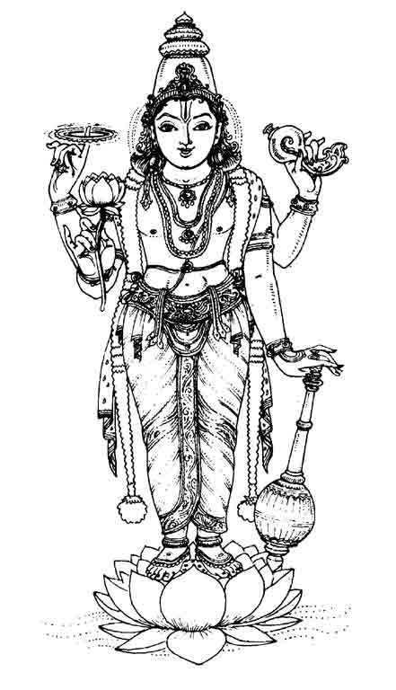 Dibujo para colorear: Mitología hindú (Dioses y diosas) #109308 - Dibujos para Colorear e Imprimir Gratis