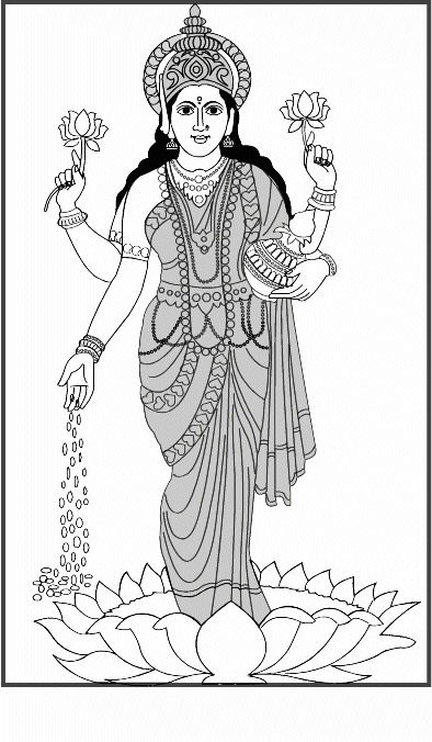 Dibujo para colorear: Mitología hindú (Dioses y diosas) #109373 - Dibujos para Colorear e Imprimir Gratis
