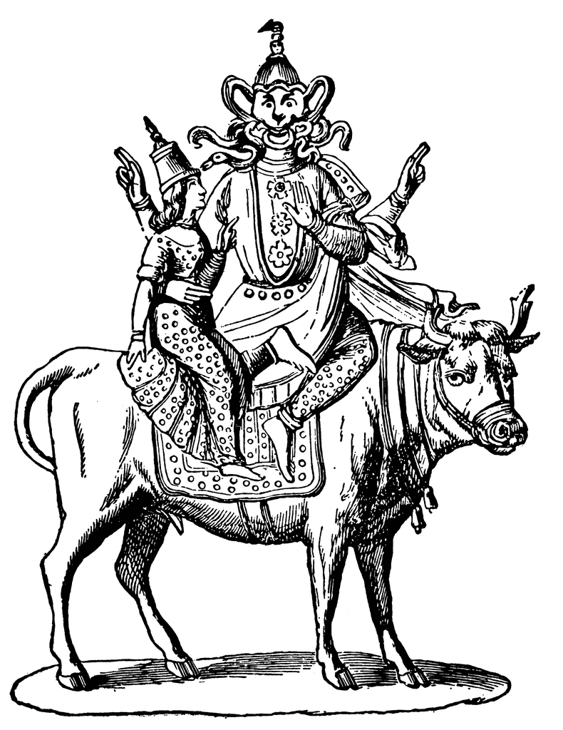 Dibujo para colorear: Mitología hindú (Dioses y diosas) #109406 - Dibujos para Colorear e Imprimir Gratis