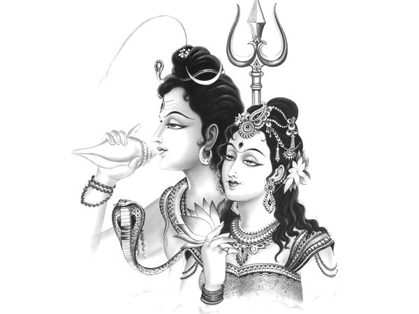 Dibujo para colorear: Mitología hindú (Dioses y diosas) #109504 - Dibujos para Colorear e Imprimir Gratis