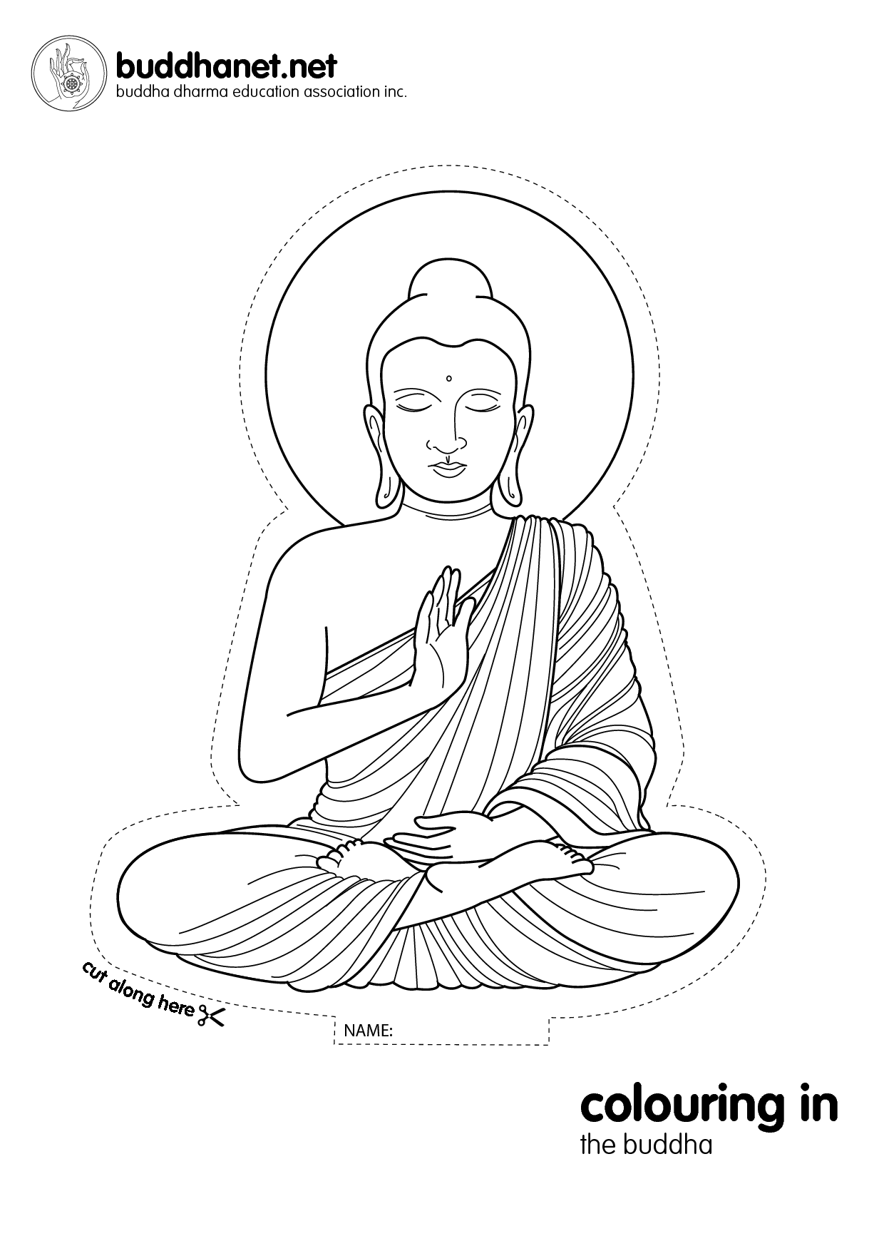 Dibujo para colorear: Mitología hindú: Buda (Dioses y diosas) #89532 - Dibujos para Colorear e Imprimir Gratis
