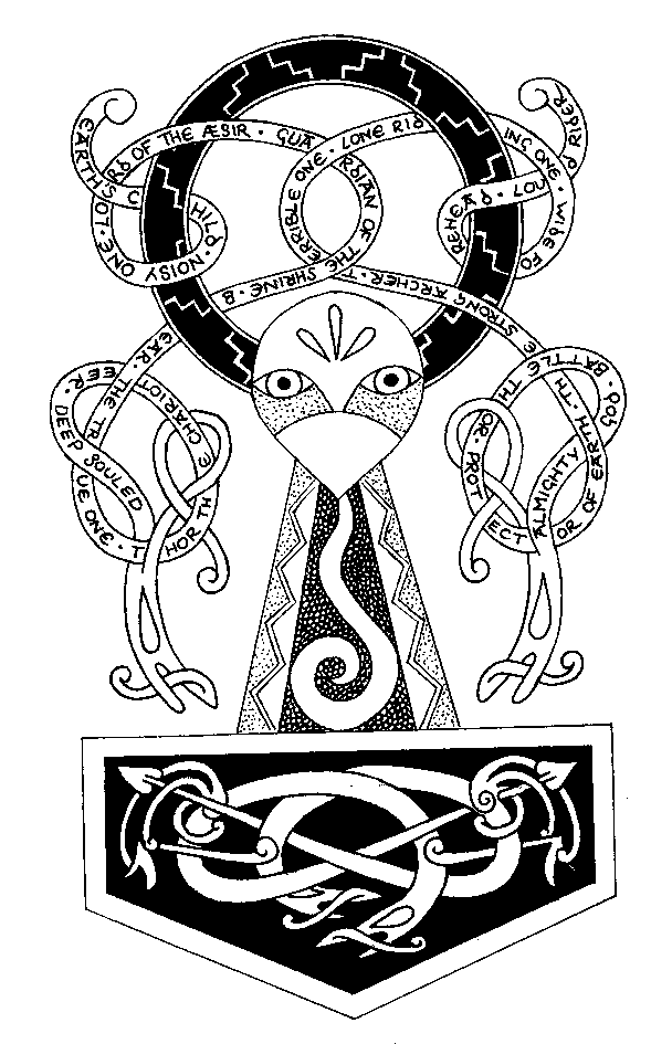 Dibujo para colorear: Mitología nórdica (Dioses y diosas) #110468 - Dibujos para Colorear e Imprimir Gratis