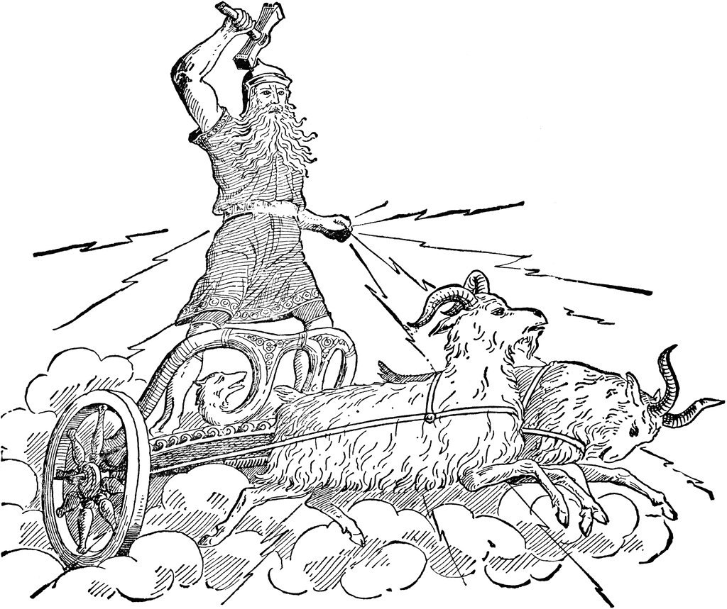 Dibujo para colorear: Mitología nórdica (Dioses y diosas) #110499 - Dibujos para Colorear e Imprimir Gratis