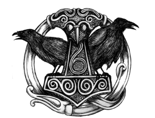 Dibujo para colorear: Mitología nórdica (Dioses y diosas) #110652 - Dibujos para Colorear e Imprimir Gratis