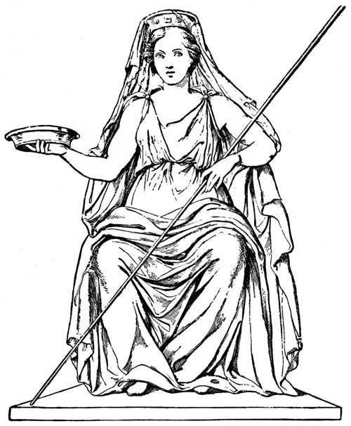 Dibujo para colorear: Mitología romana (Dioses y diosas) #110018 - Dibujos para Colorear e Imprimir Gratis