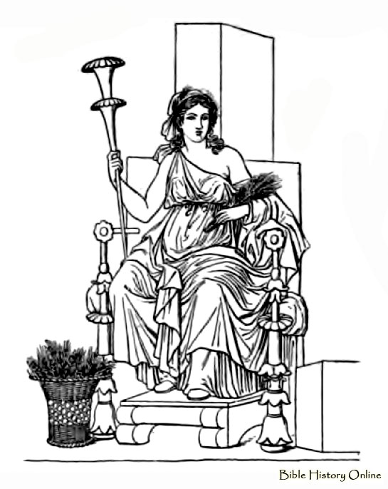 Dibujo para colorear: Mitología romana (Dioses y diosas) #110028 - Dibujos para Colorear e Imprimir Gratis