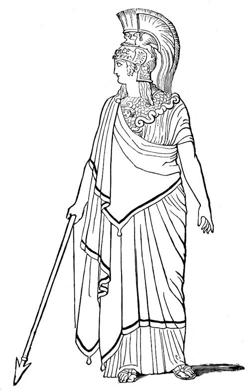 Dibujo para colorear: Mitología romana (Dioses y diosas) #110031 - Dibujos para Colorear e Imprimir Gratis