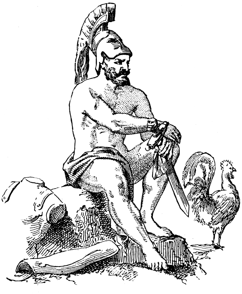 Dibujo para colorear: Mitología romana (Dioses y diosas) #110053 - Dibujos para Colorear e Imprimir Gratis