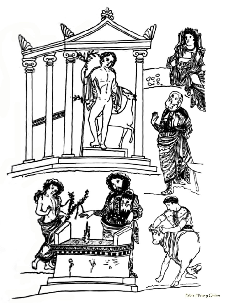 Dibujo para colorear: Mitología romana (Dioses y diosas) #110063 - Dibujos para Colorear e Imprimir Gratis