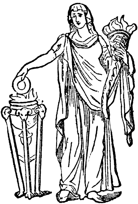 Dibujo para colorear: Mitología romana (Dioses y diosas) #110074 - Dibujos para Colorear e Imprimir Gratis