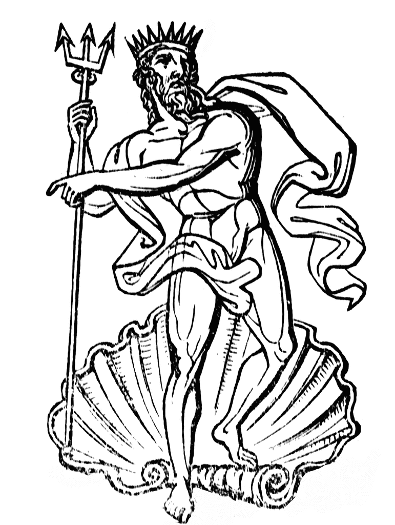 Dibujo para colorear: Mitología romana (Dioses y diosas) #110107 - Dibujos para Colorear e Imprimir Gratis