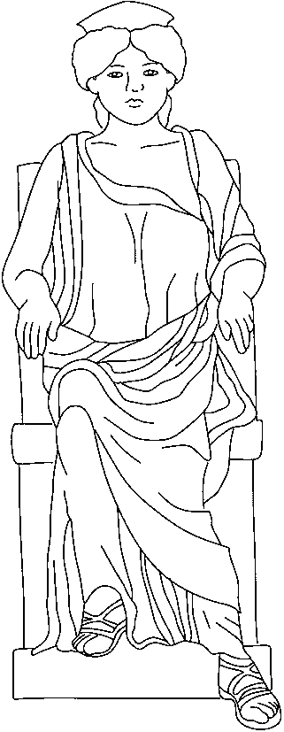 Dibujo para colorear: Mitología romana (Dioses y diosas) #110111 - Dibujos para Colorear e Imprimir Gratis