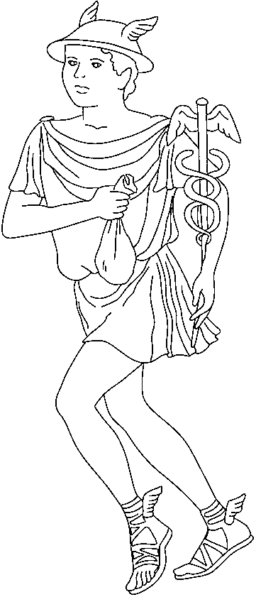 Dibujo para colorear: Mitología romana (Dioses y diosas) #110134 - Dibujos para Colorear e Imprimir Gratis