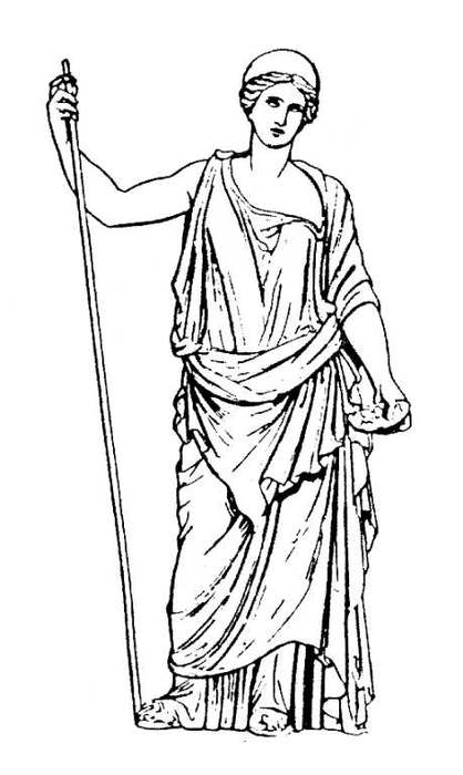 Dibujo para colorear: Mitología romana (Dioses y diosas) #110164 - Dibujos para Colorear e Imprimir Gratis