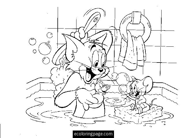 Dibujo para colorear: Baño (Edificios y Arquitectura) #61842 - Dibujos para Colorear e Imprimir Gratis